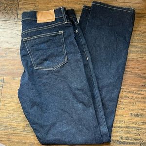 Madewell jeans, straight leg